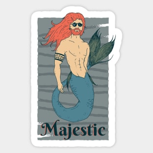 Merman Sticker